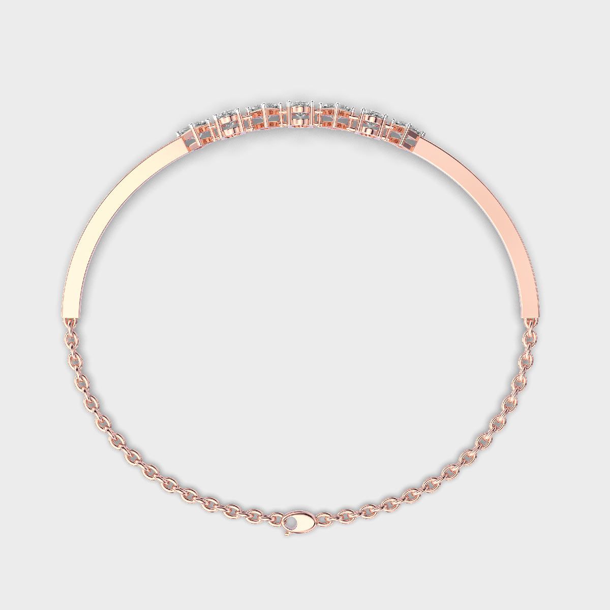 Geometric Appeal Diamond Bracelet