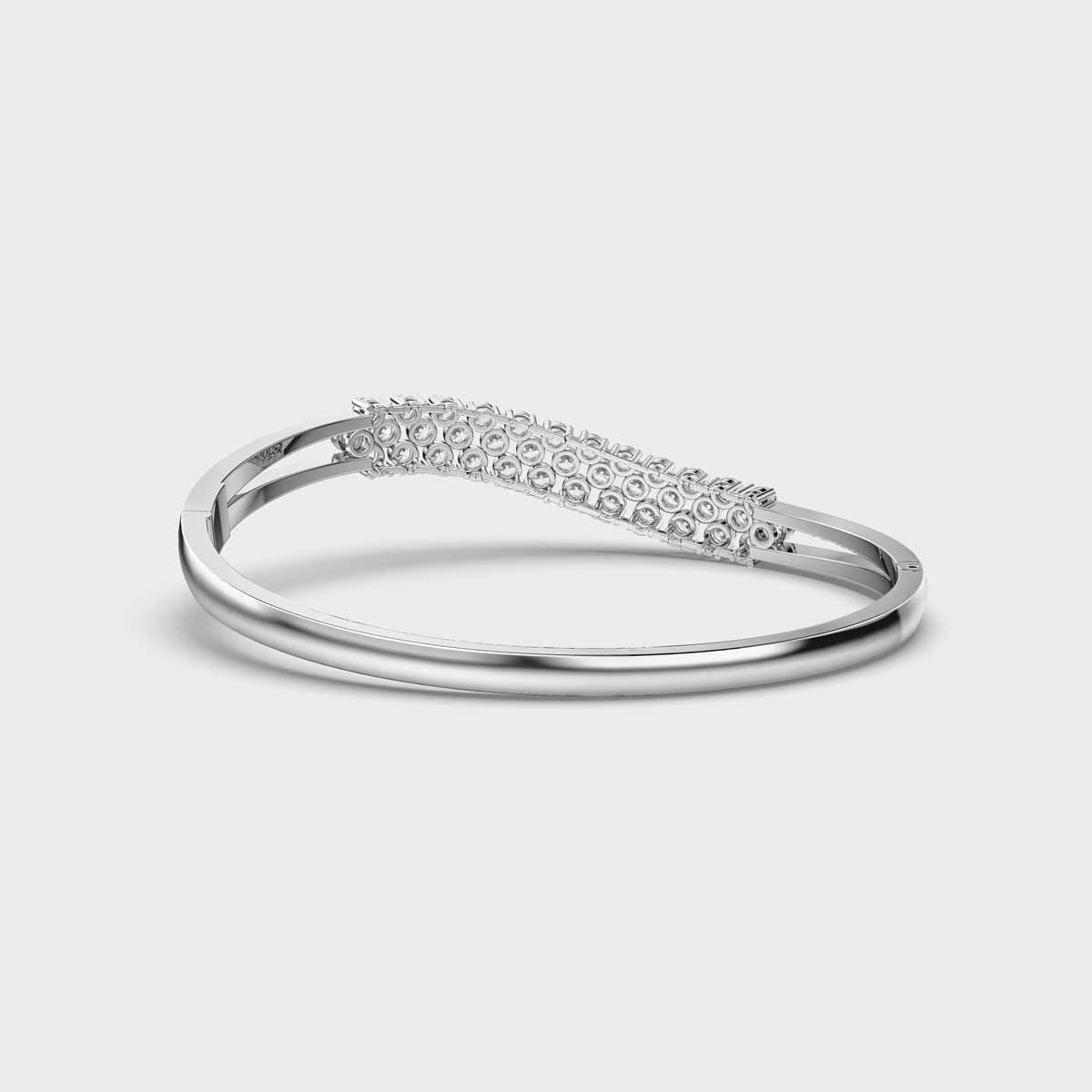 Wave of Infinity Diamond Bracelet