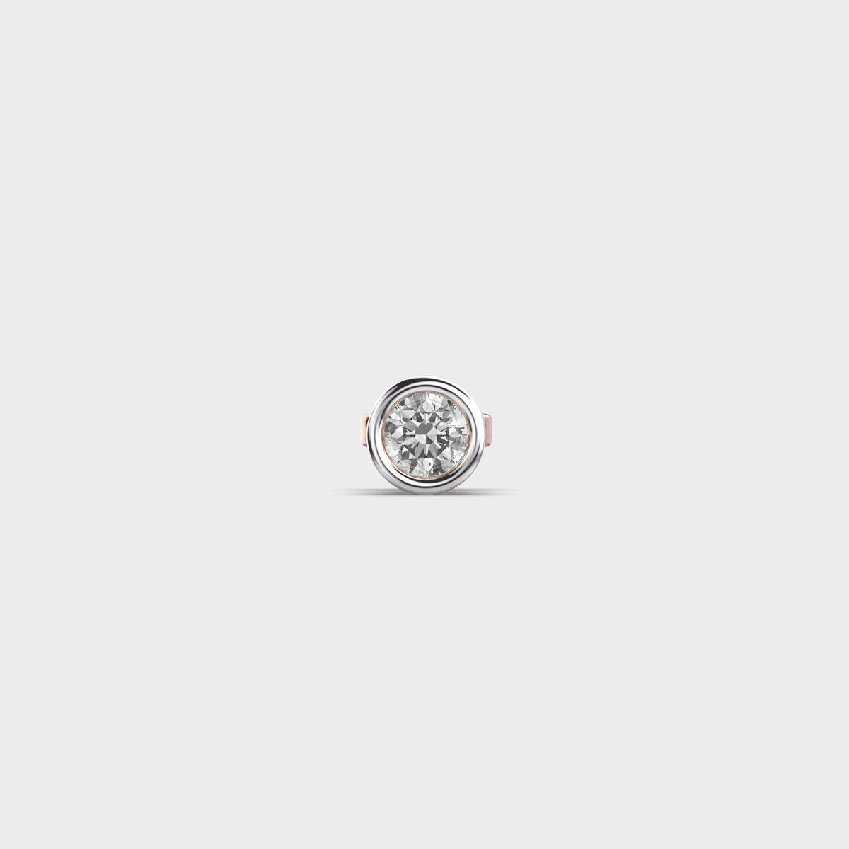 Appeal Round Diamond Stud For Men