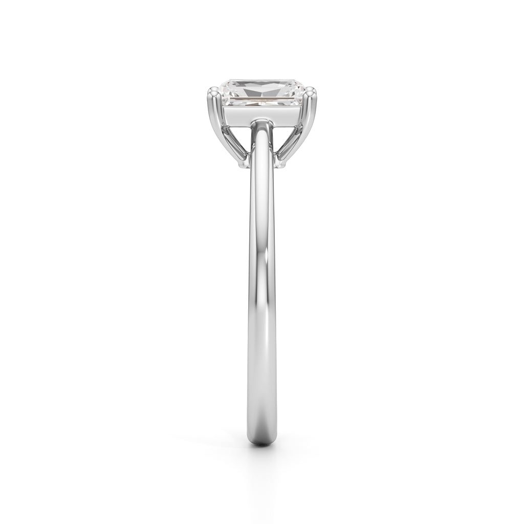 Solira 0.75Ct Radiant Cut Solitaire Ring