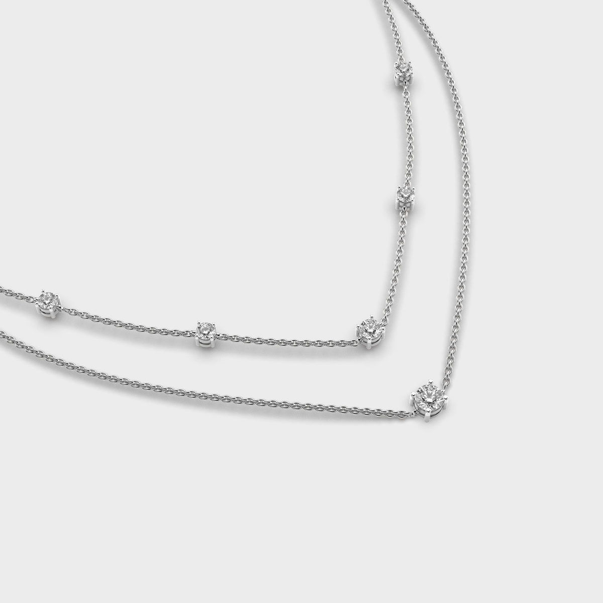Lilibeth Amour Layered Diamond Necklace