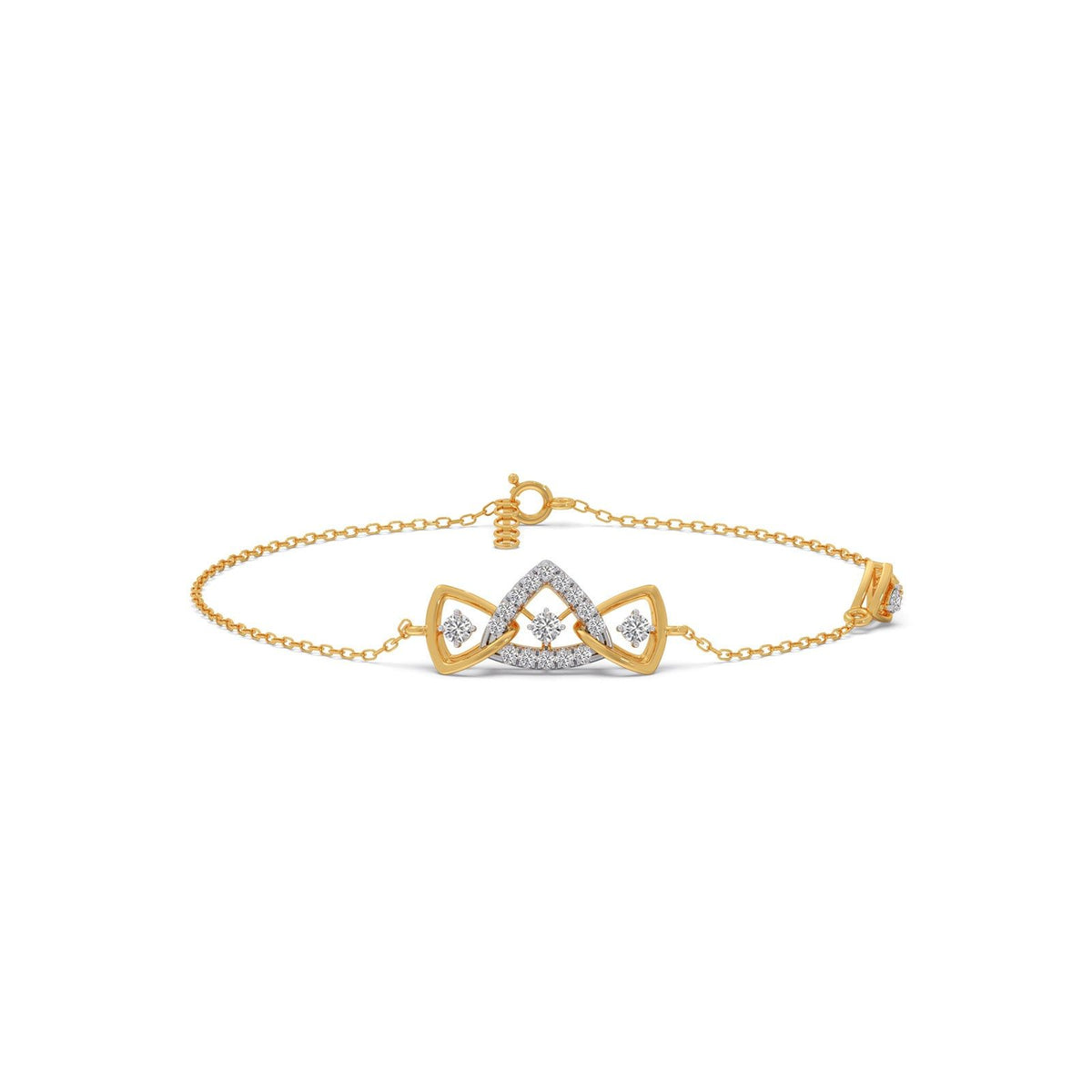 Trilink Chain Bracelet