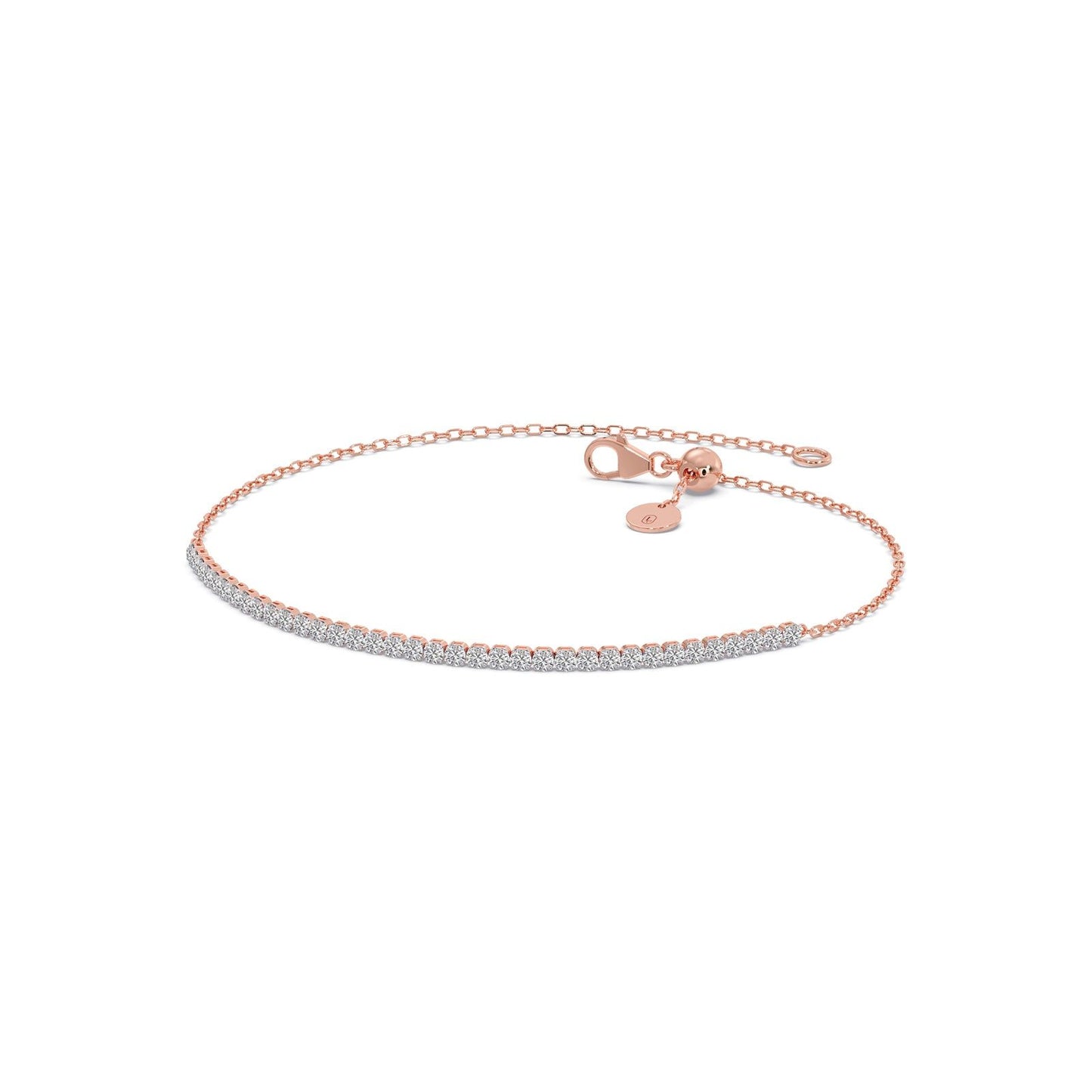 Lustre Round Diamond Chain Bracelet
