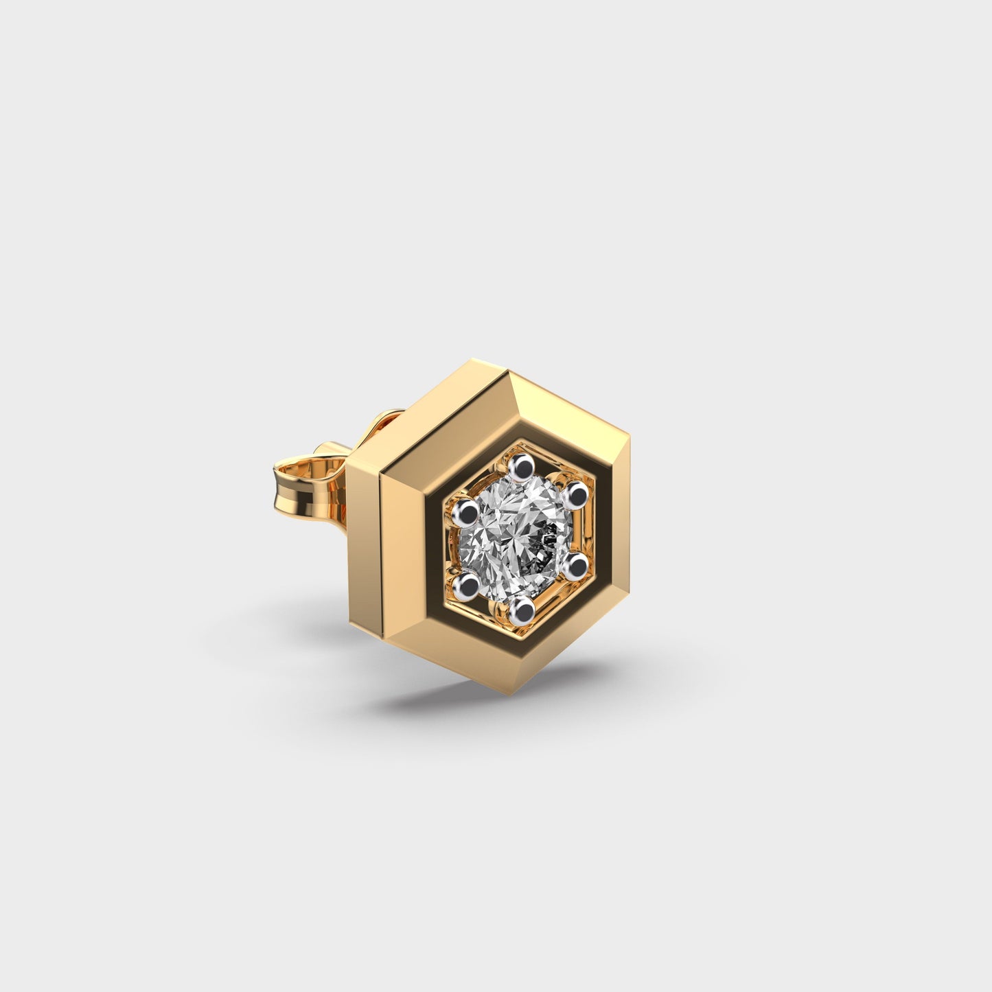 Penta Love Men Diamond Stud For Men