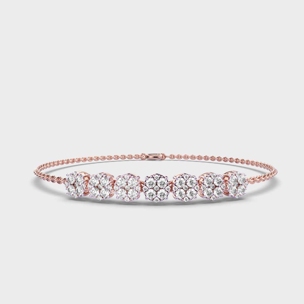 Septem Flora Diamond Quad Bracelet