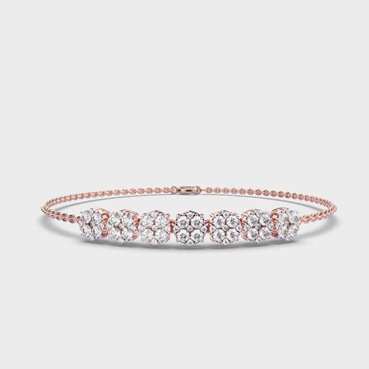 Septem Flora Diamond Quad Bracelet
