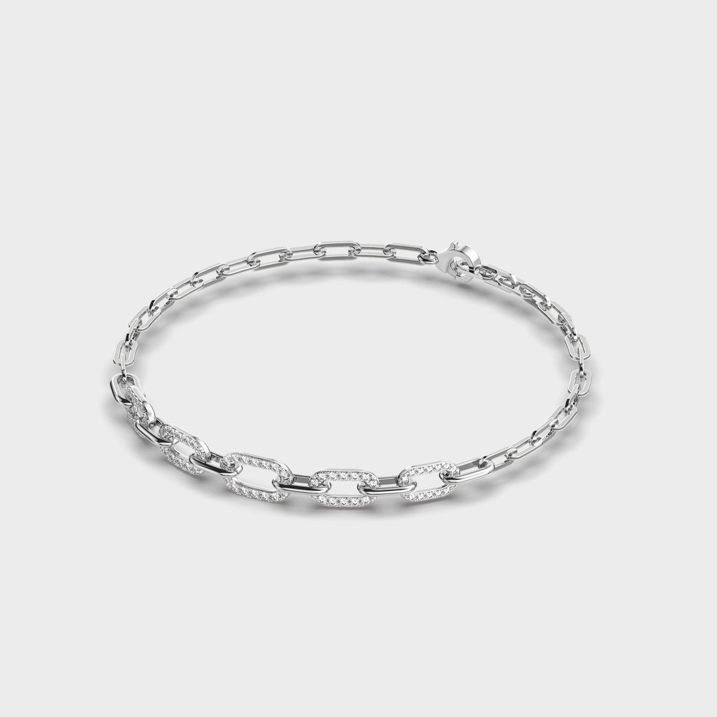 Pureline Link Line Diamond Bracelet