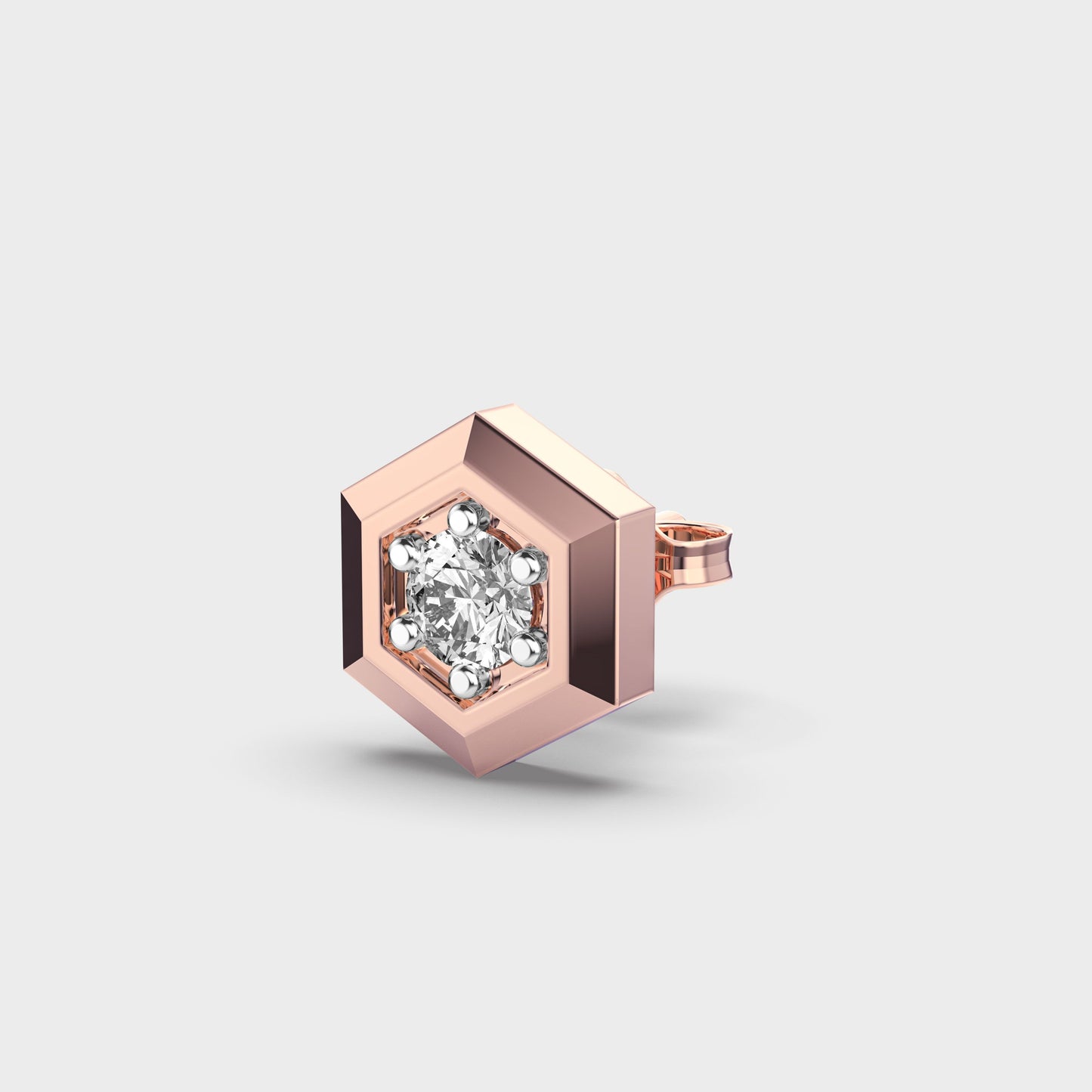 Penta Love Men Diamond Stud For Men