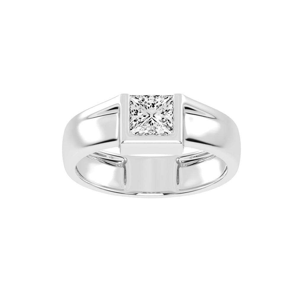 1Ct Princess Shape Solitaire