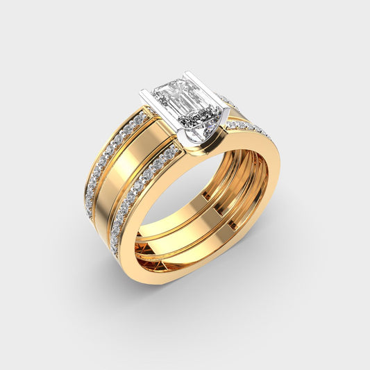 Symbol of Strength Diamond Ring For Men - View 14