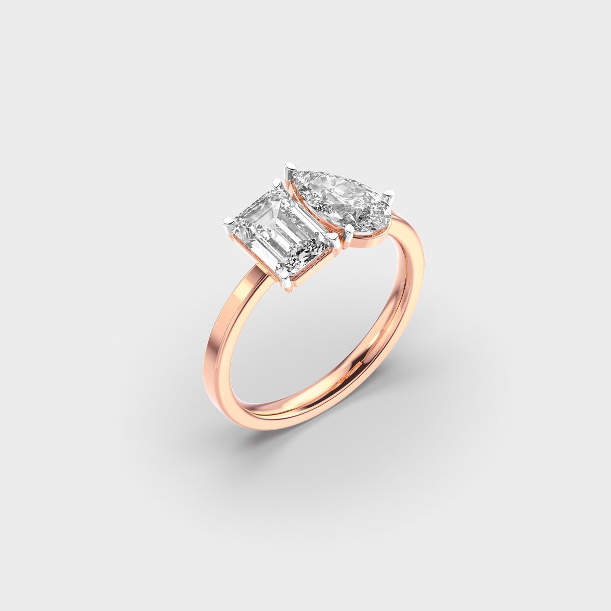 Just The Two Of Us Diamond Ring - View 8