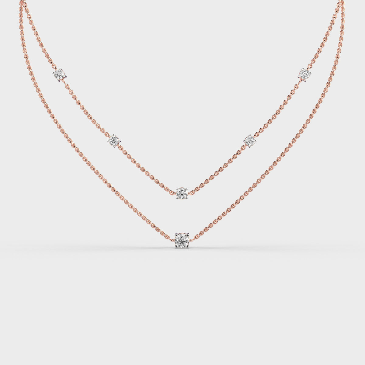 Lilibeth Amour Layered Diamond Necklace