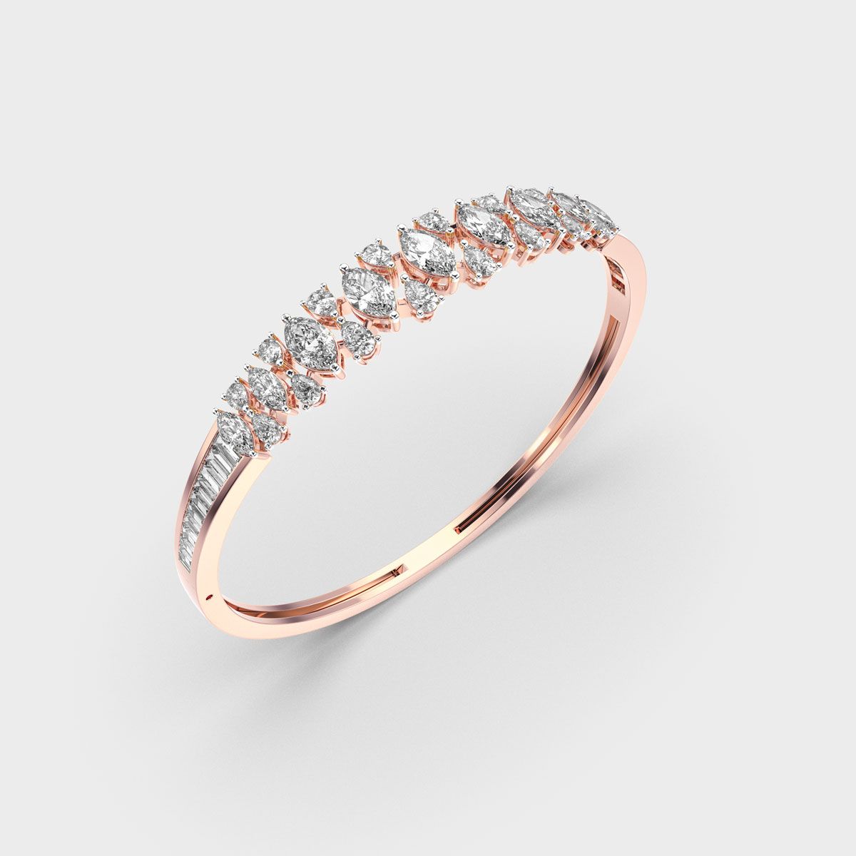 Stunning English Princess Diamond Bracelet