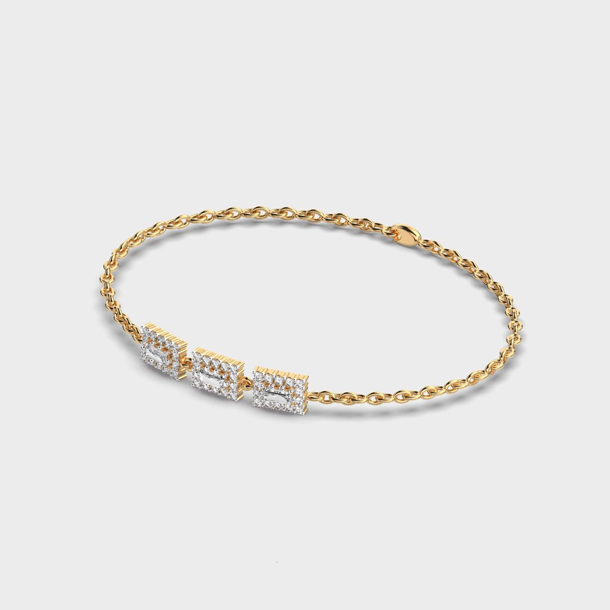 Sovereign Beam Diamond Bracelet