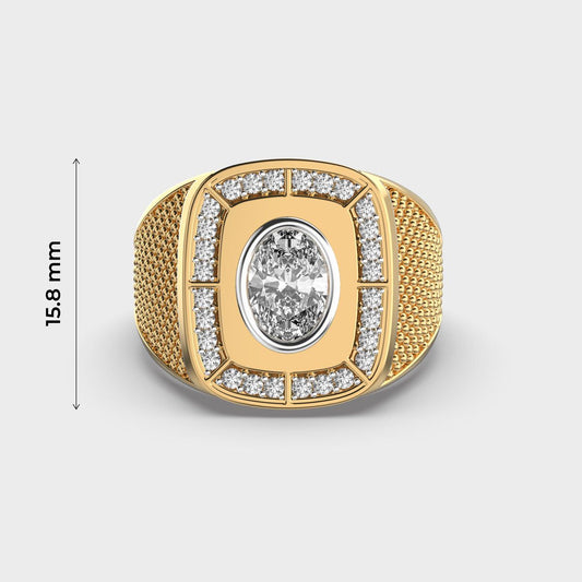 Heritage Crest Diamond Ring - View 5
