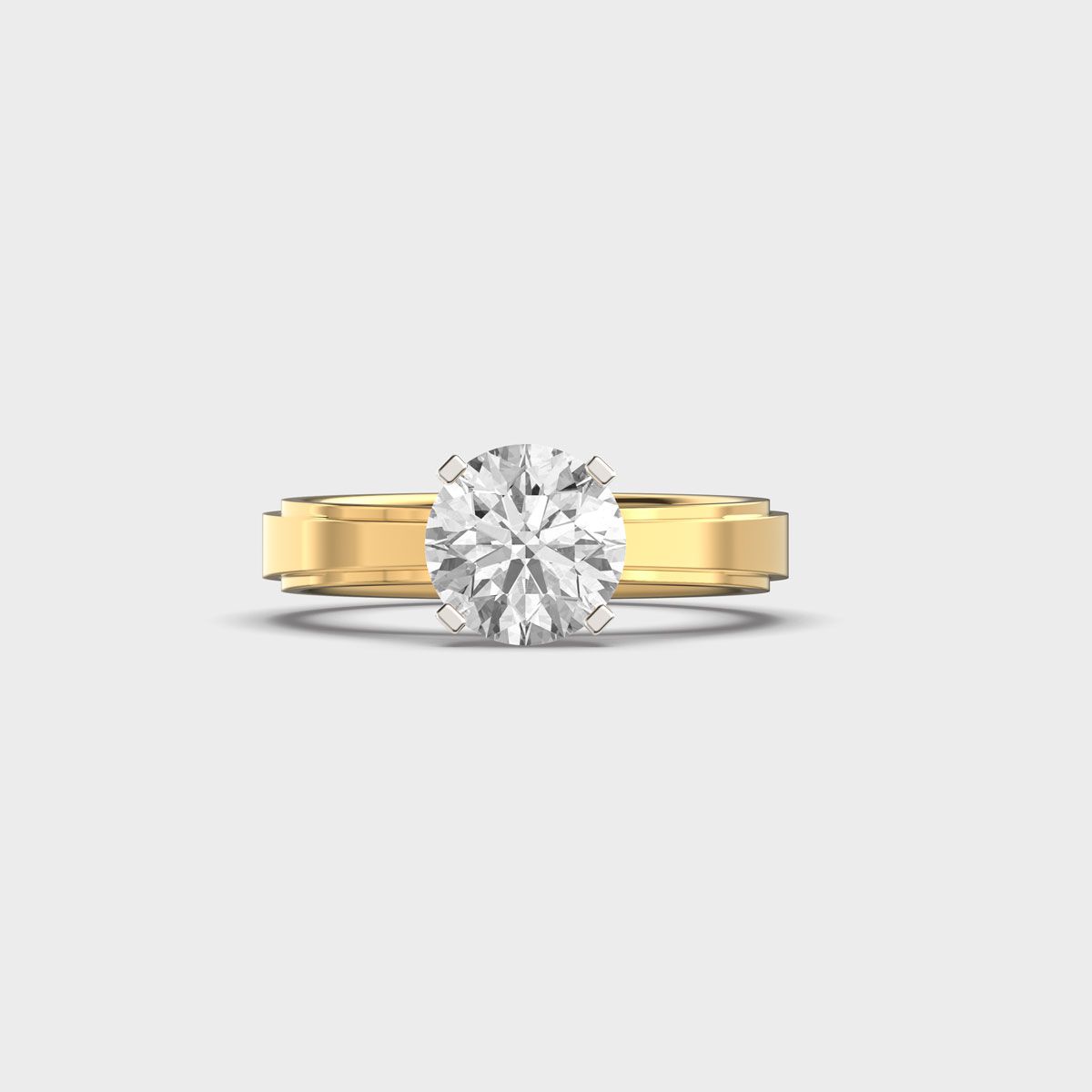 Simple Round Cut Diamond Ring - View 10