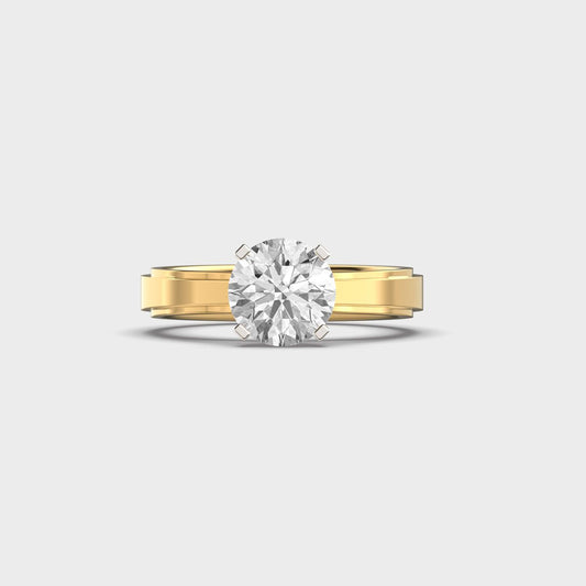 Simple Round Cut Diamond Ring - View 10
