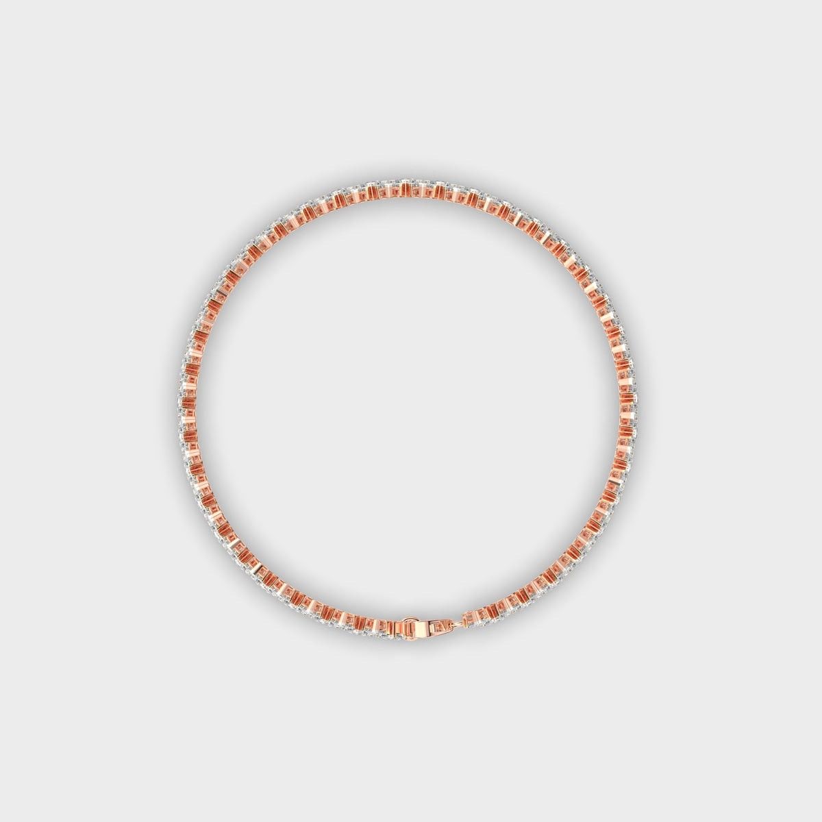 Pear Vine Diamond Link Bracelet