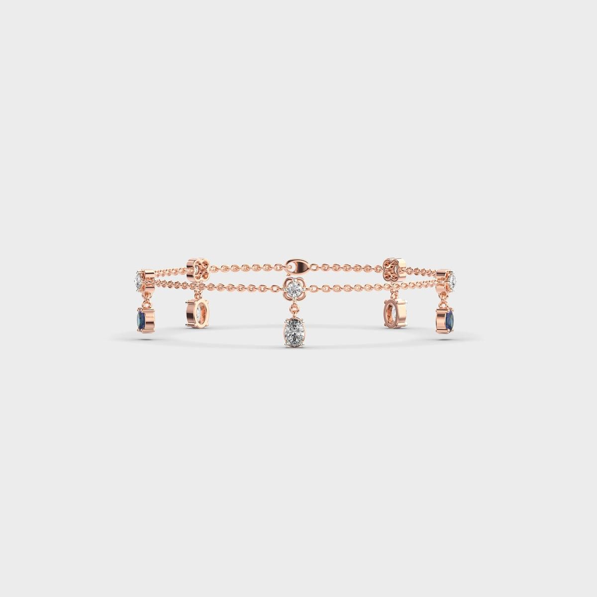 Stellar Dangler Diamond Bracelet