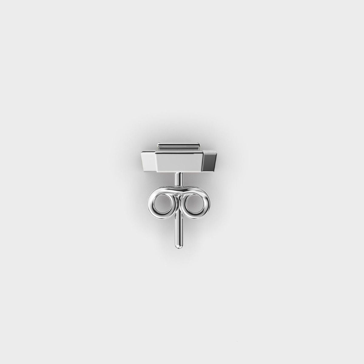 Dazzling Octagonal Princess Cut Diamond Stud For Men