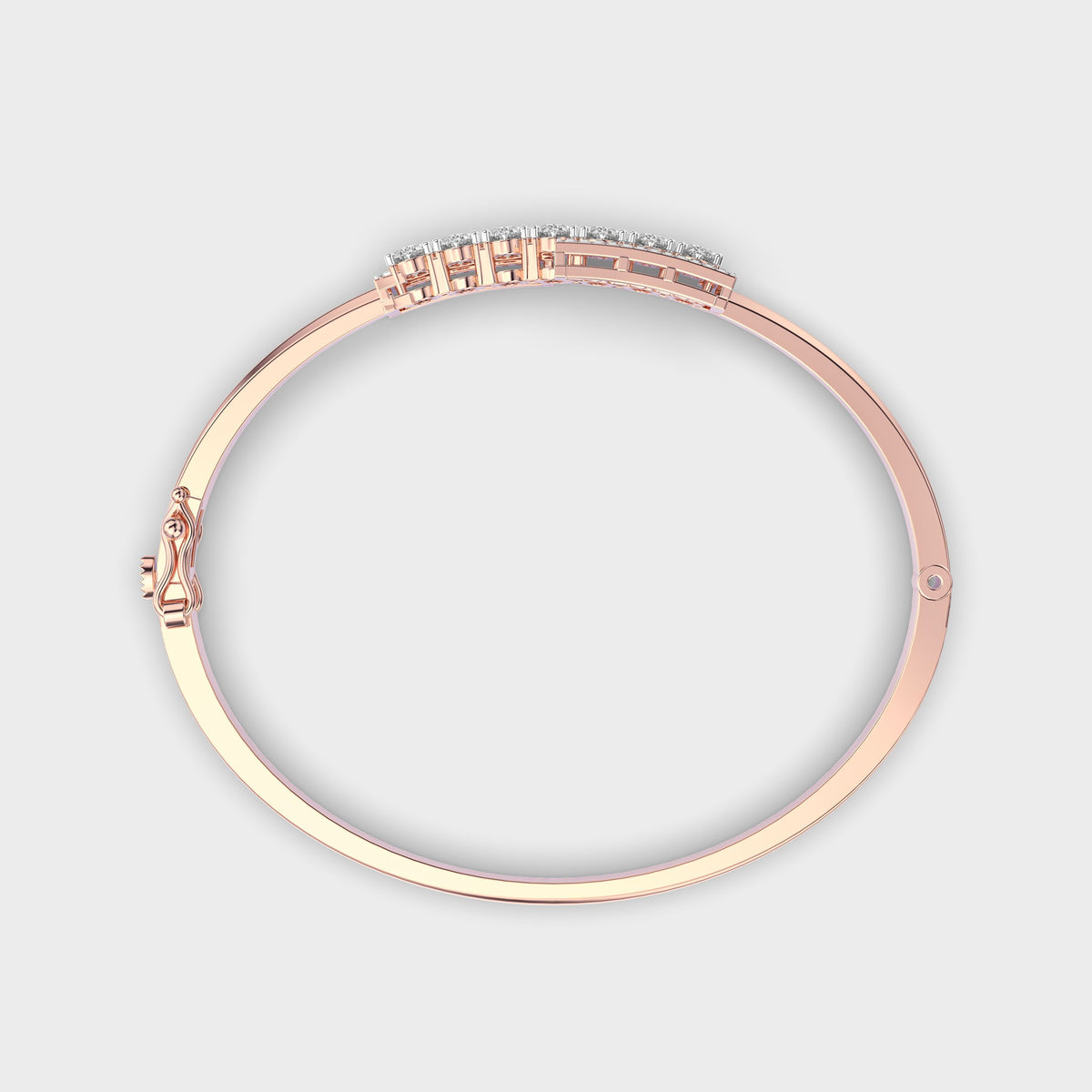 Bold Square Sparkle Diamond Bracelet