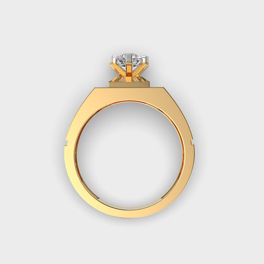 Zenith Shine Diamond Ring For Men - View 13