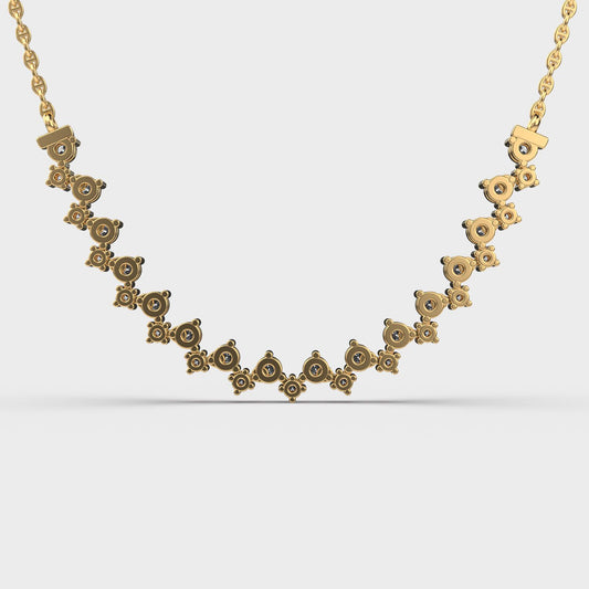 Charming Zigzags Diamond Necklace