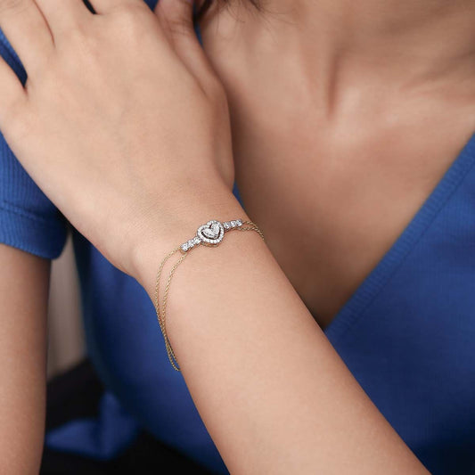 Hearty Delight Diamond Bracelet