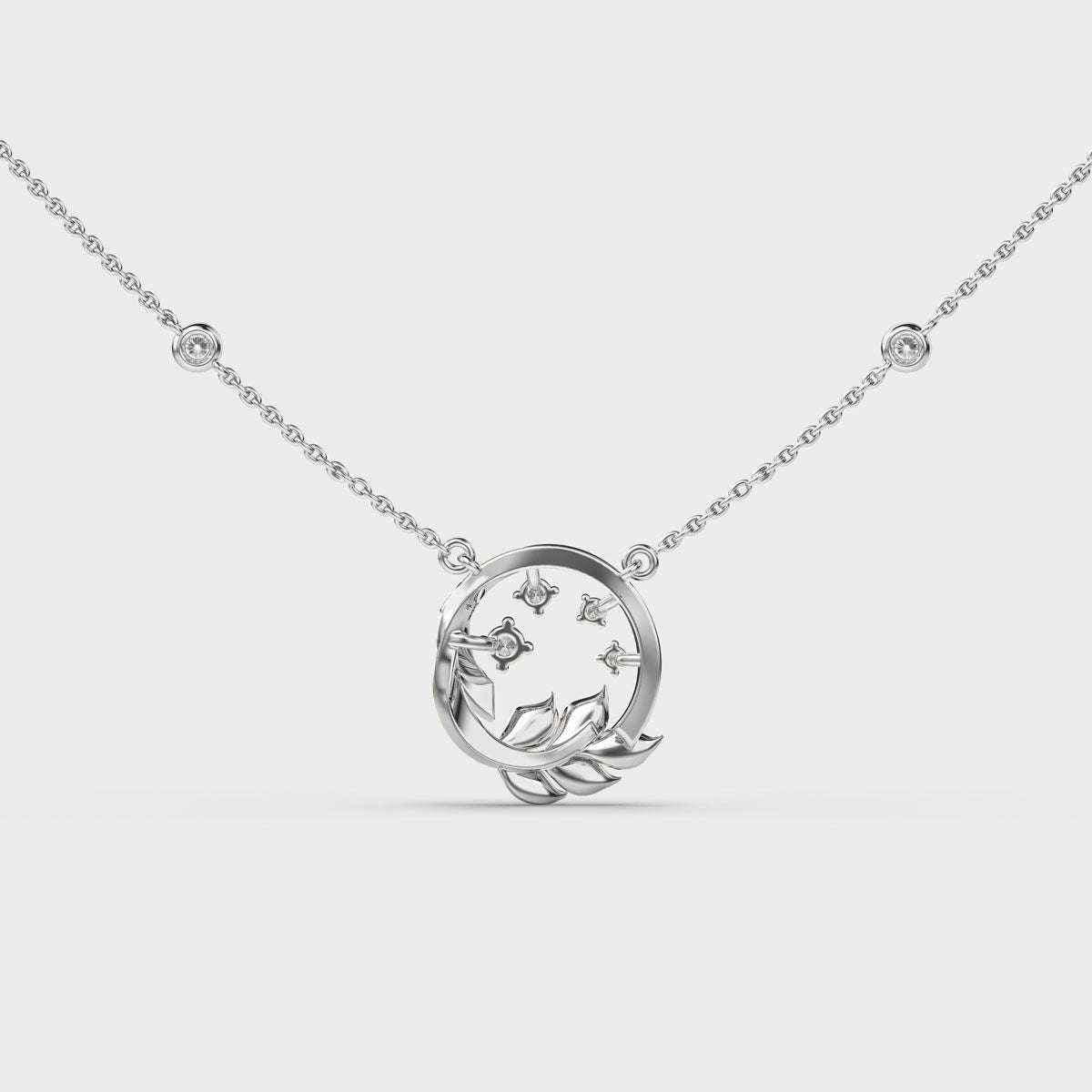 Basket of Blooms Diamond Necklace