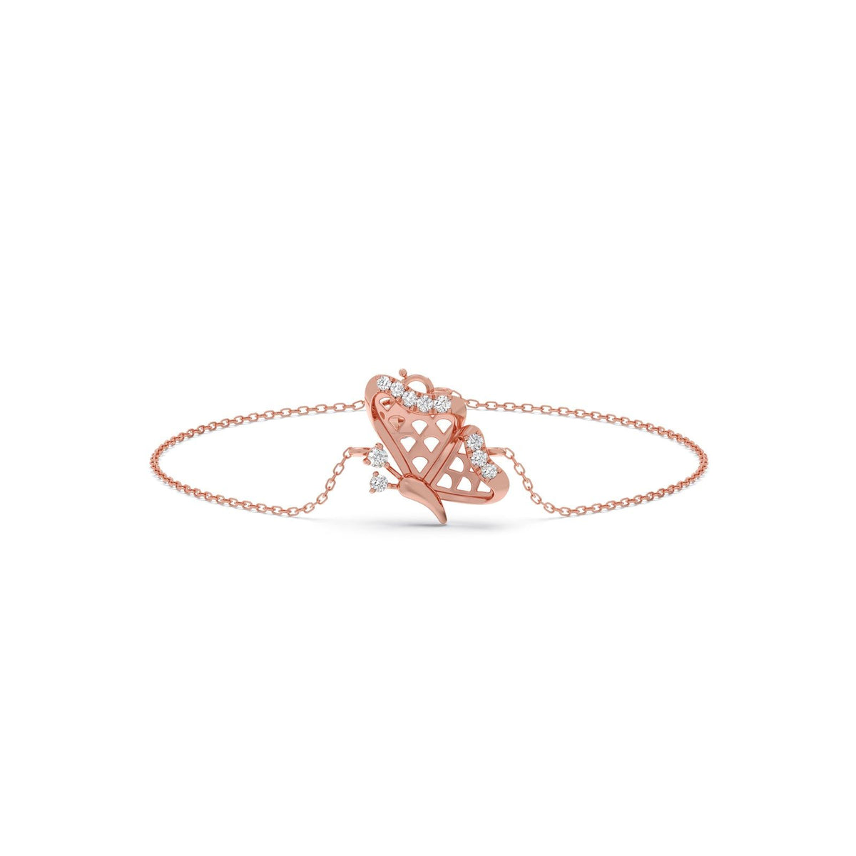 Lumi Butterfly Diamond Chain Bracelet