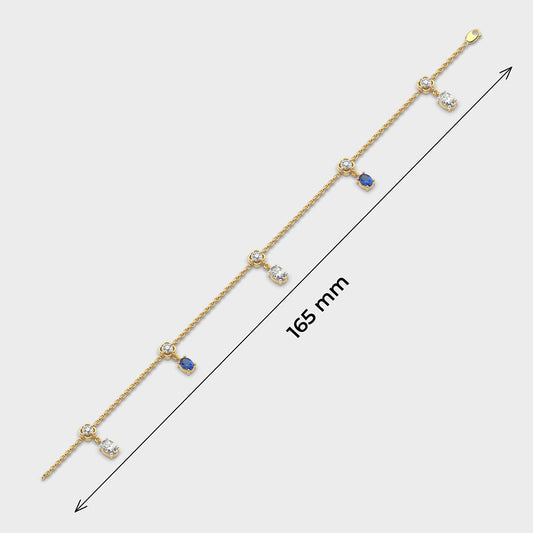 Stellar Dangler Diamond Bracelet