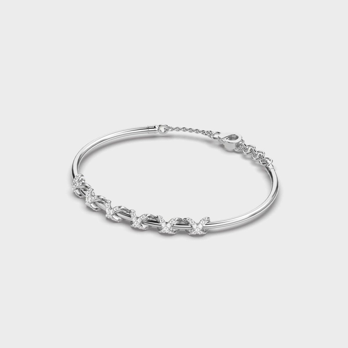 Designed in Contrast Diamond Bracelet