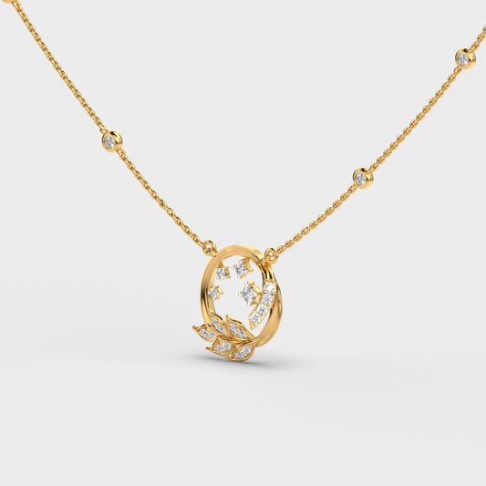 Basket of Blooms Diamond Necklace
