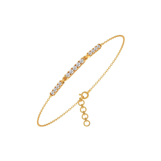 Sequence Diamond Chain Bracelet