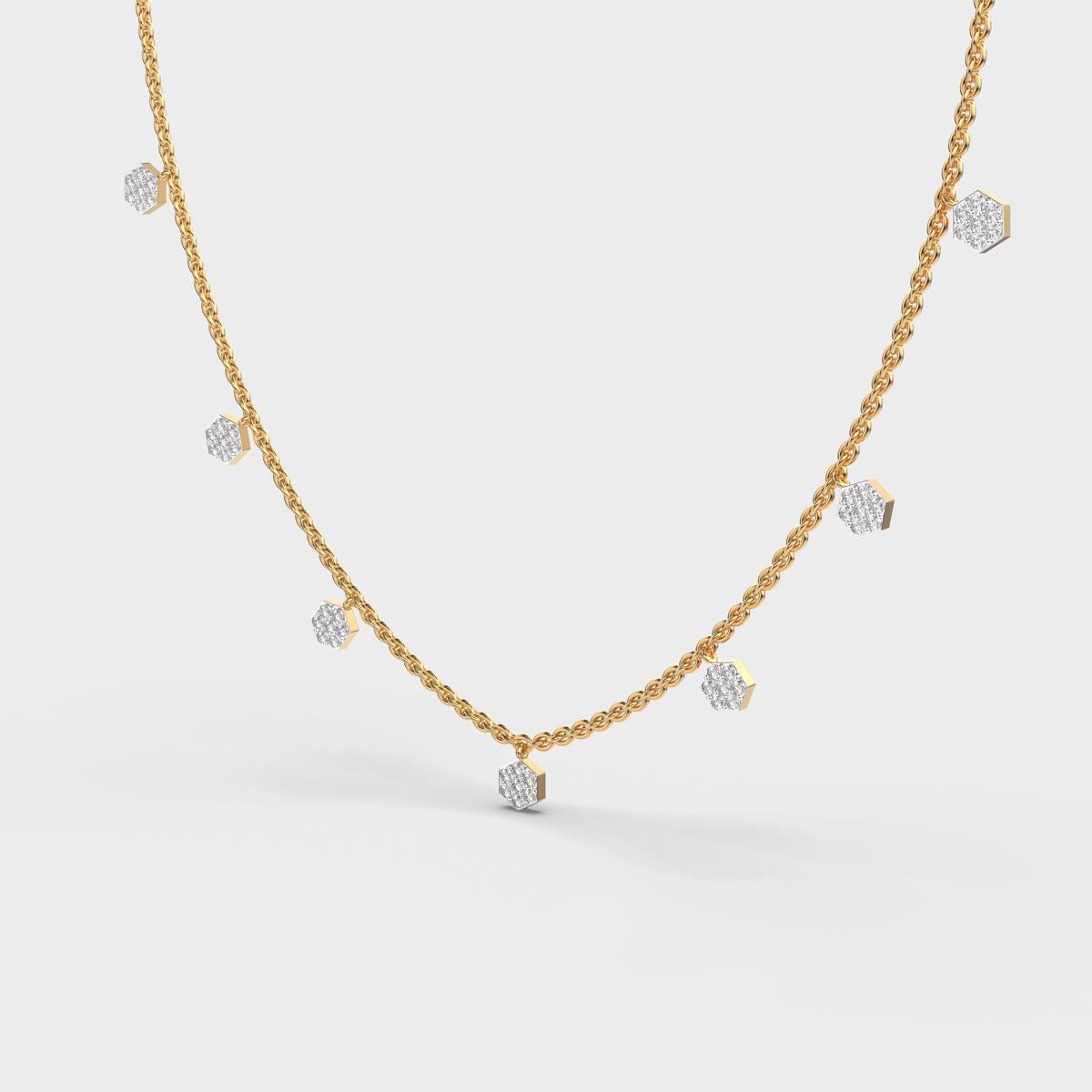 Tears Of The Moon Diamond Necklace