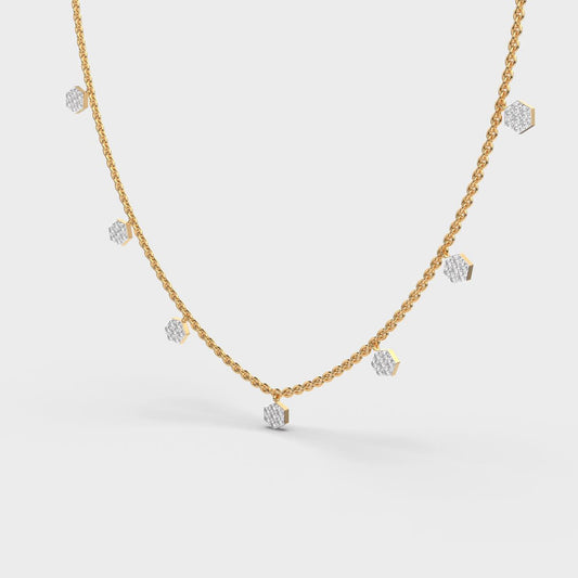 Tears Of The Moon Diamond Necklace