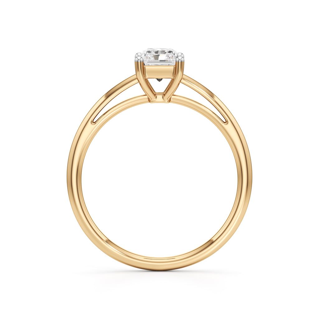 Solira 0.75Ct Radiant Cut Solitaire Ring