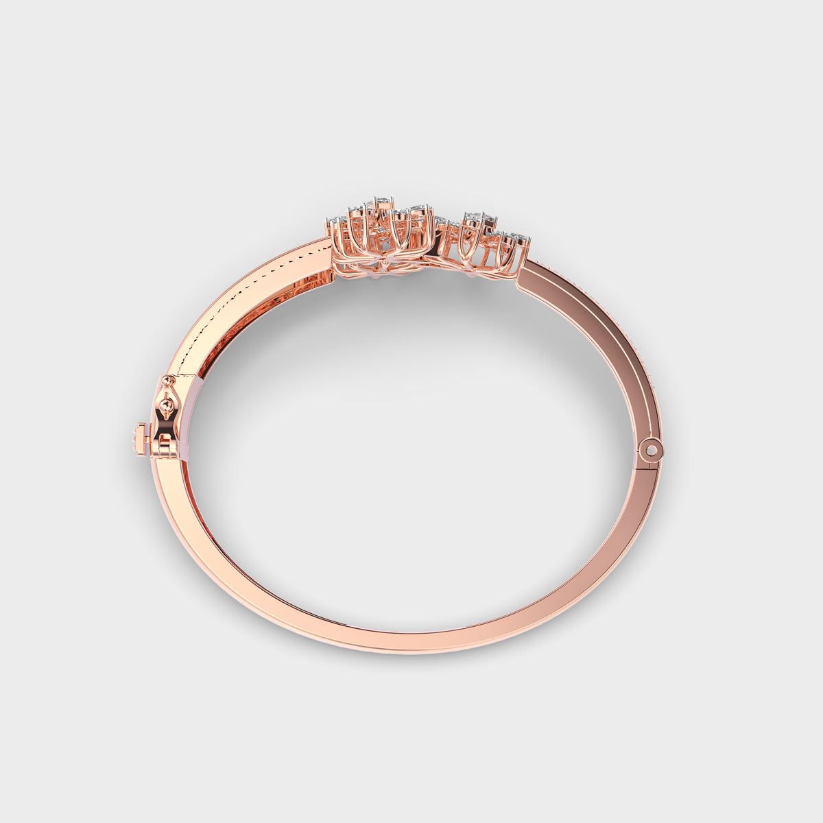 Triple Blossom Diamond Bracelet