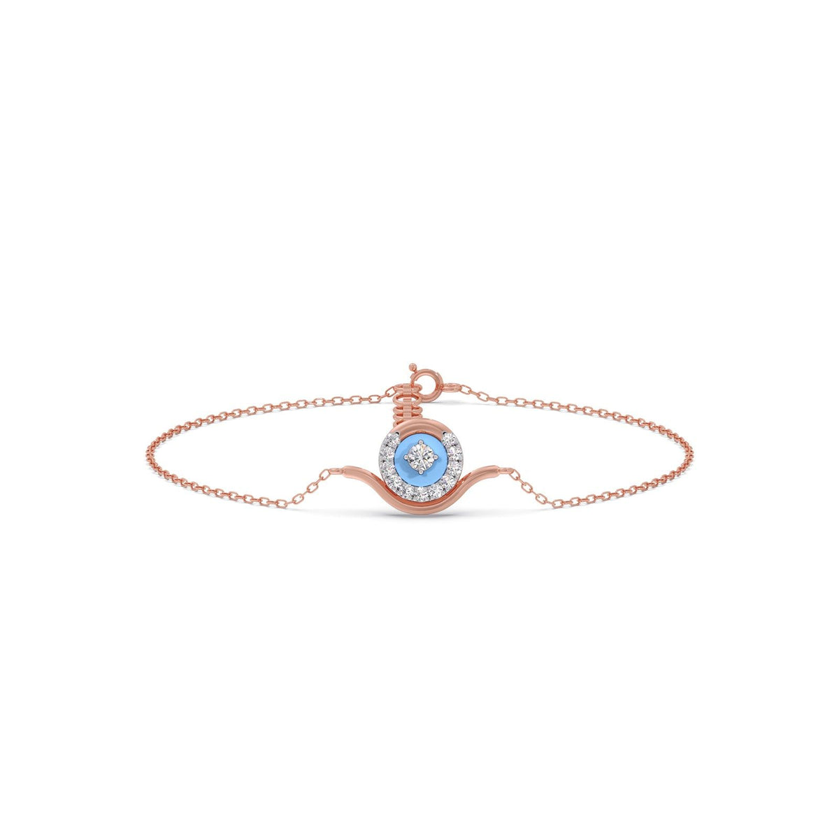 Cotton Candy Swirling Diamond Bracelet