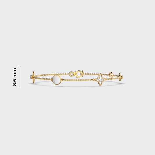 Finnech Gilded Diamond Bracelet
