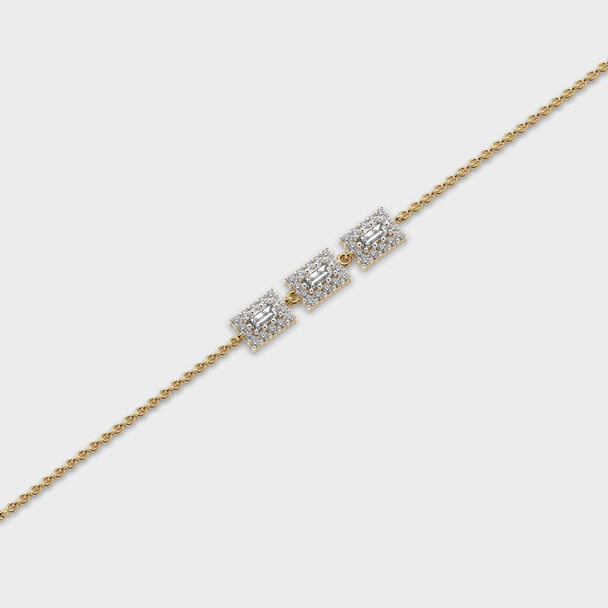 Sovereign Beam Diamond Bracelet