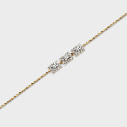 Sovereign Beam Diamond Bracelet