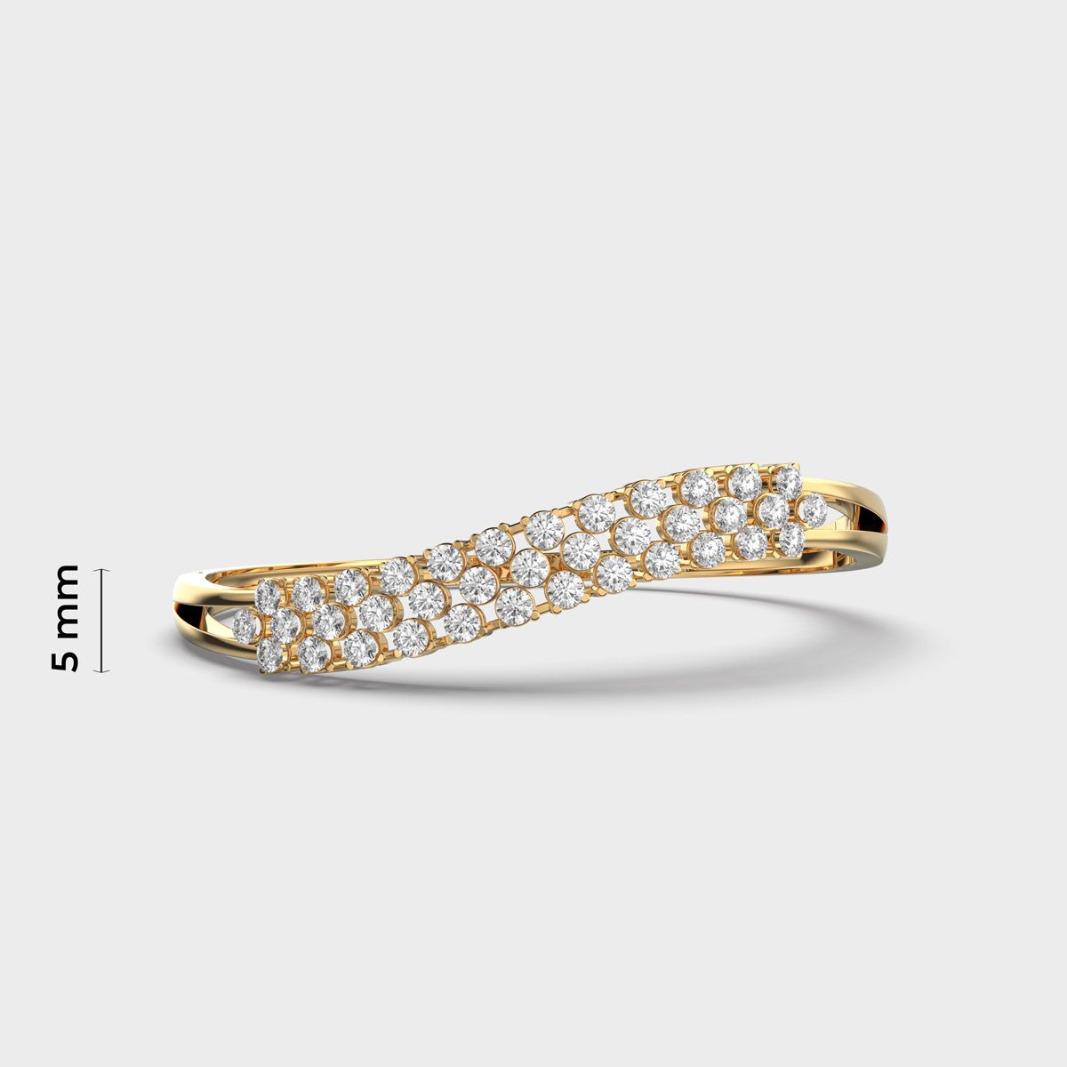 Wave of Infinity Diamond Bracelet