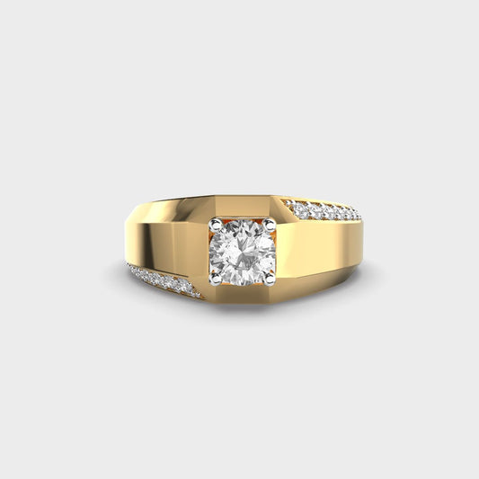 Classic Diamond Band Ring For Men - View 11