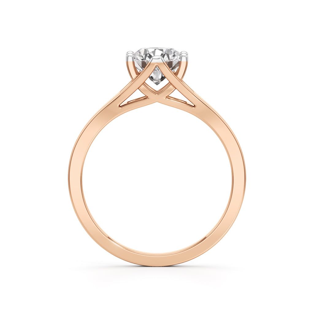 Celestia Solitaire Grace Ring