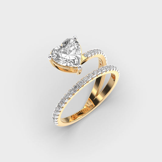 My Dazzling Sweetheart Diamond Ring - View 3