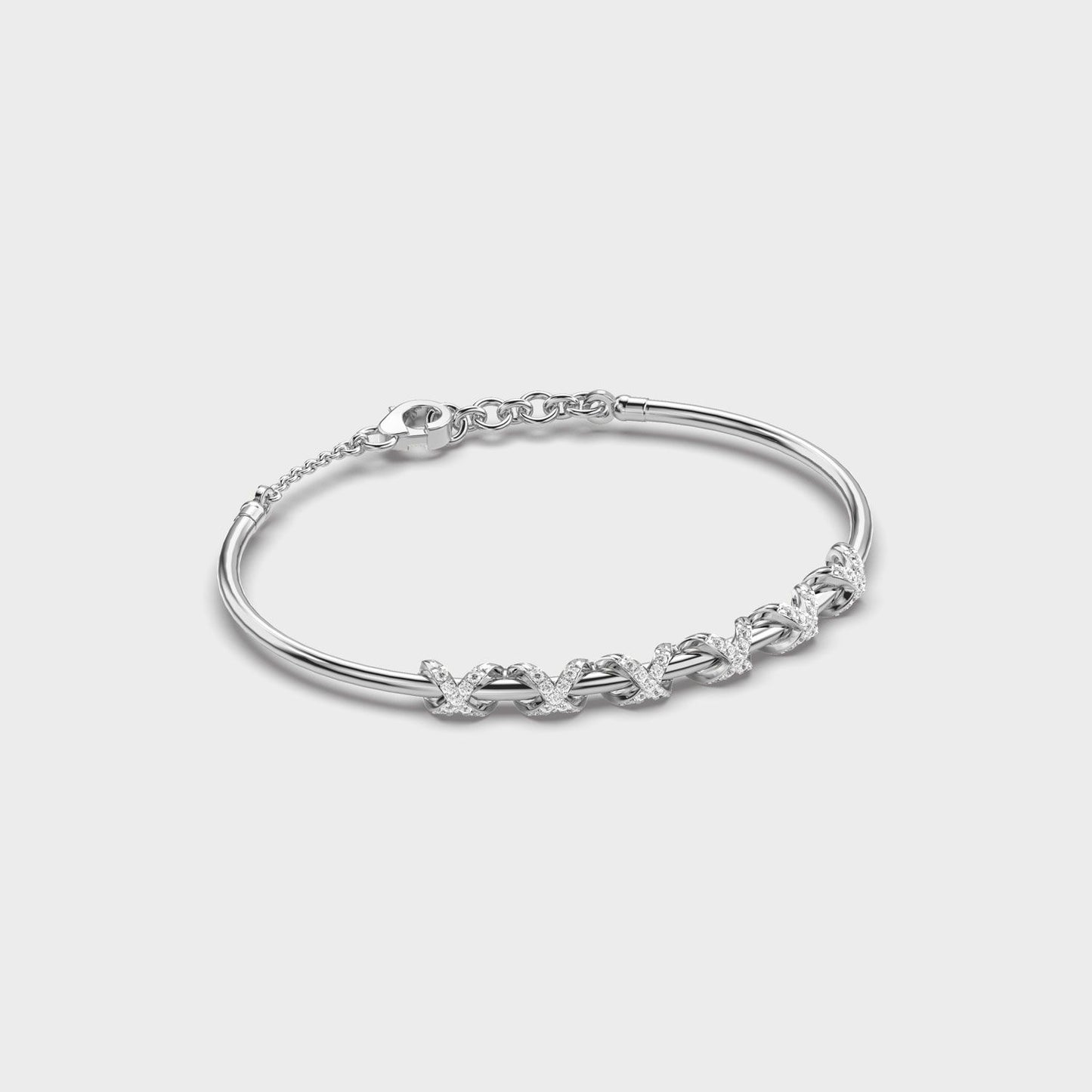 Designed in Contrast Diamond Bracelet