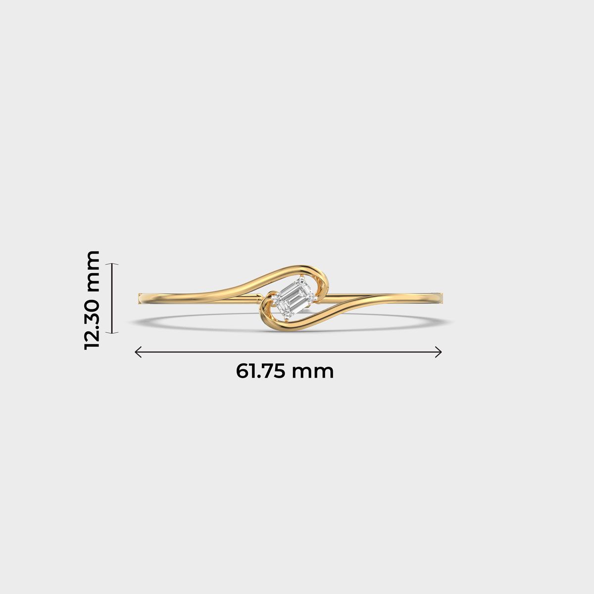 Loop Knot Emerald Diamond Bracelet