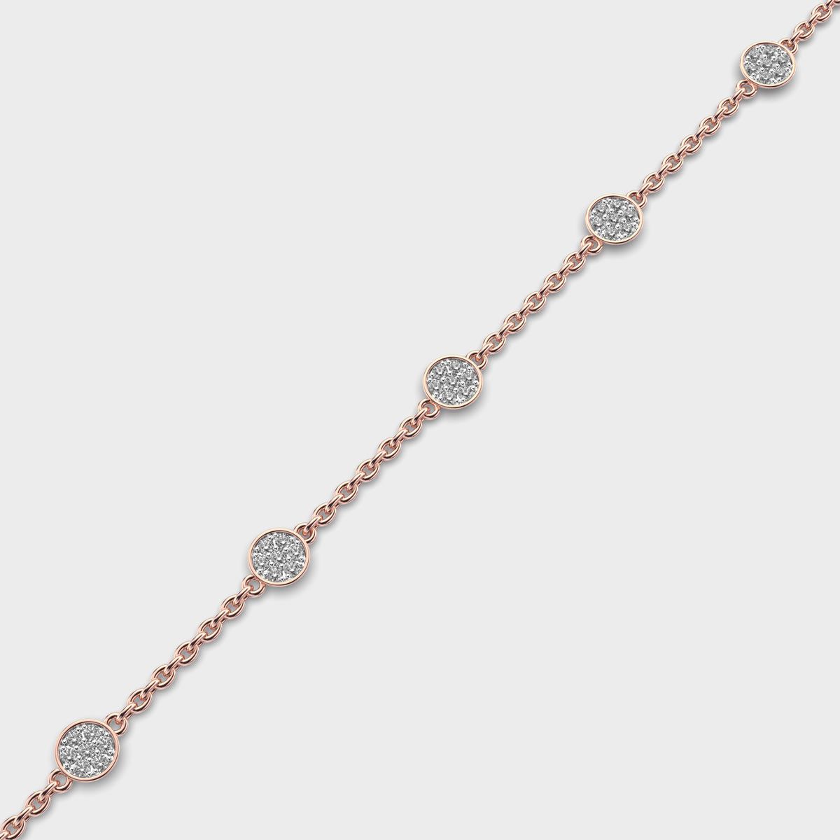 Refined Verge Diamond Bracelet