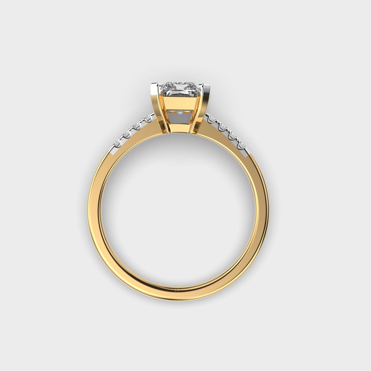 Glory Days Radiant Cut Diamond Ring - View 4